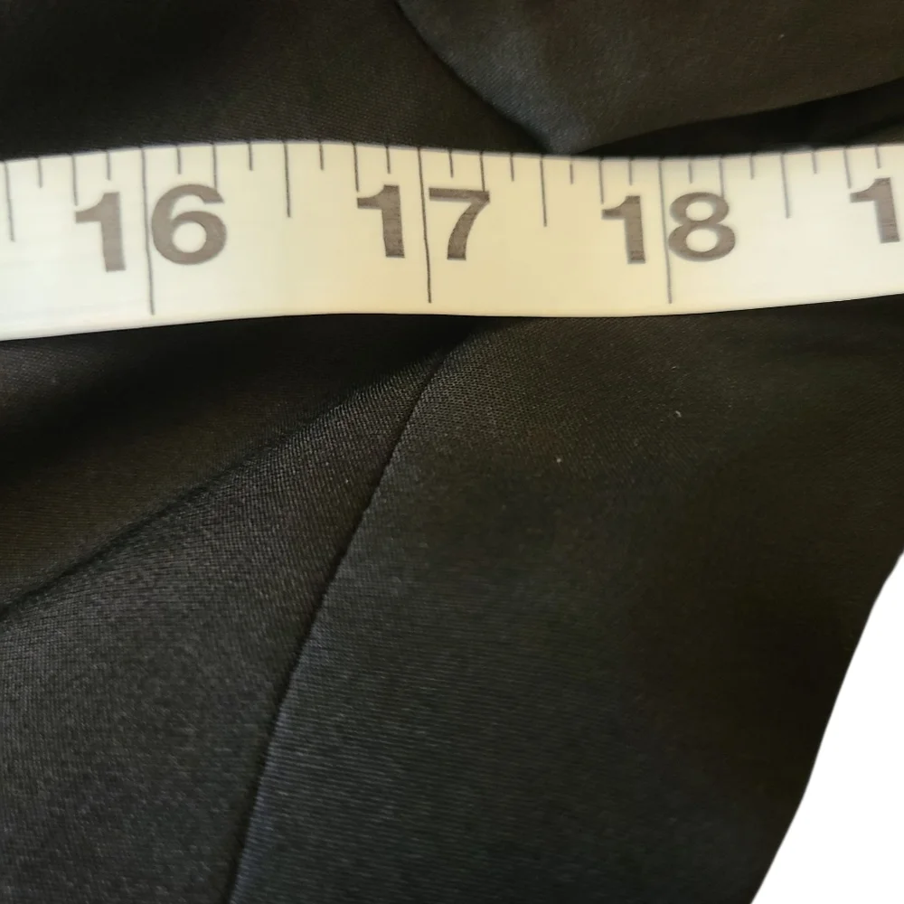 Missguided Jacket Dress Black Long Sleeved Button‎ Front Size 6 - Picture 11 of 14